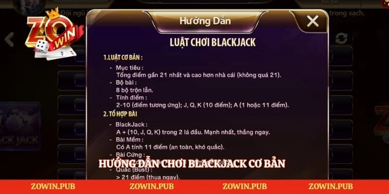 Hướng dẫn chơi blackjack cơ bản