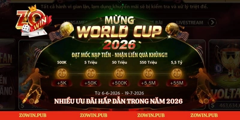 Nhiều ưu đãi hấp dẫn trong năm 2026
