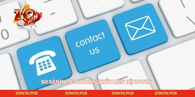 So sánh các phương thức liên hệ Zowin